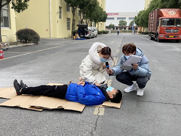 消防演習-心肺復蘇學習