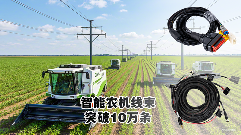 喜訊！蘇州凱佰樂(lè)智能農(nóng)機(jī)線束生產(chǎn)破10萬(wàn)條